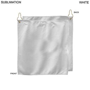 24Hr Express Ship -Microfiber Suede Shammy Golf Towel, Nofold, Finish size 15x15, Sublimated 2 sides