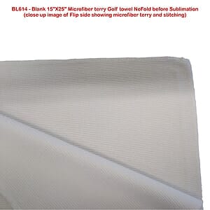 Colored Microfiber Dri-Lite Terry Golf Towel, 15x25, Nofold Grommet  Hook, Sublimated 2 sides