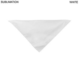 Small Dog Bandana, 14x14x20, Stitched Edges, Sublimated Edge to Edge (Decorated in Canada)