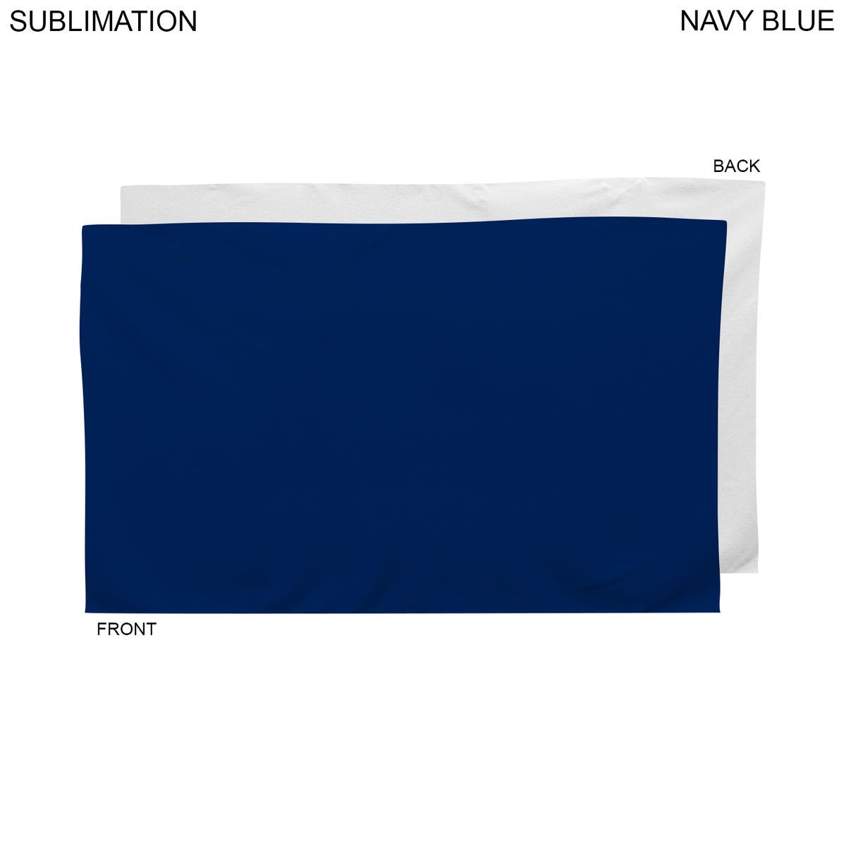 Plush and Soft Velour Terry Cotton Blend Colored Hand, Fitness Towel, 15x25, Sublimated Edge to Edge