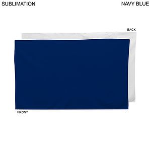 72 Hr Fast Ship - Plush Velour Terry Cotton Blend Colored Hand, Fitness Towel, 15x25, Sublimated