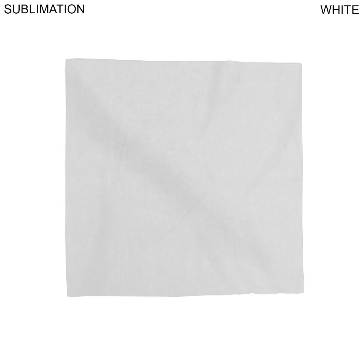Oversize Bandana, 27x27, Sublimated Edge to Edge 1 side (Made in Canada)