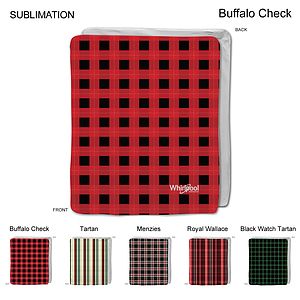 Stock Plaid Design Ultra Soft and Smooth Microfleece blanket, 50x60, Sublimated
