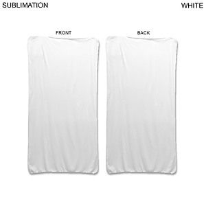 Ultra Soft and Smooth 2-Tone Microfleece Blanket, 30x60, Sublimated Edge to Edge 2 sides