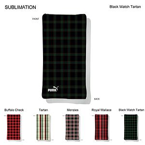 Stock Plaid Design Ultra Soft and Smooth Microfleece blanket, 30x60, Sublimated