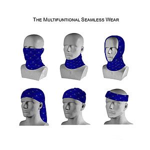 24 Hr Express Ship - Sublimated Multifunction Tubular Neck Gaiter (In stock, Fast production)