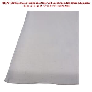 24 Hr Express Ship - Sublimated BEST VALUE lightweight Seamless Neck Gaiter (In stock)