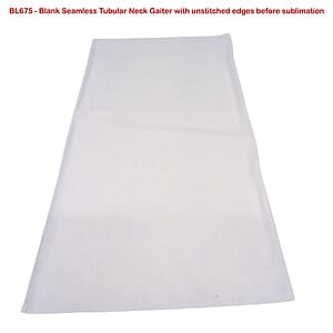 24 Hr Express Ship - Sublimated BEST VALUE lightweight Seamless Neck Gaiter (In stock)