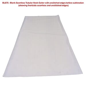 24 Hr Express Ship - Sublimated BEST VALUE lightweight Seamless Neck Gaiter (In stock)