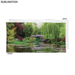 Stock Design Sublimated, Heavier Weight, Plush Velour Terry Cotton Blend Beach Towel, 30x60