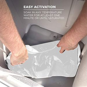 Colored Cooling Towel, 12x40, Edge to Edge sublimation 2 sides