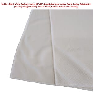 Colored Cooling Towel, 12x40, Edge to Edge sublimation 2 sides