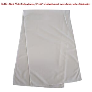 Colored Cooling Towel, 12x40, Edge to Edge sublimation 2 sides