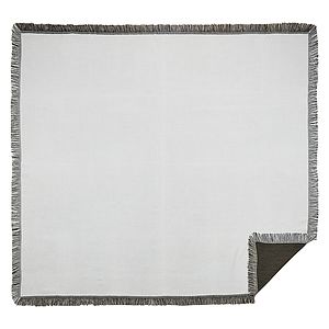 Tapestry Throw Blanket with Fringed Edges, 55x62, Sublimated Edge to Edge 1 side