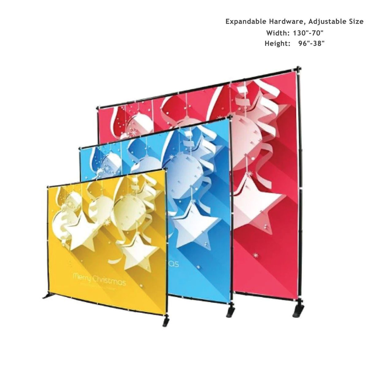 10' Expanding Exhibitor Display Hardware, Stand and Bag, Aluminum Base, Graphics are not included