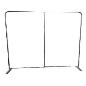 10'W x 8'H EuroFit Straight Wall Hardware Only, Frame and Carry Case. Graphics are not included