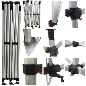 48 Hr Quick Ship - 20' Premium Sublimated Tent Kit, Includes Premium 40mm Aluminum Frame