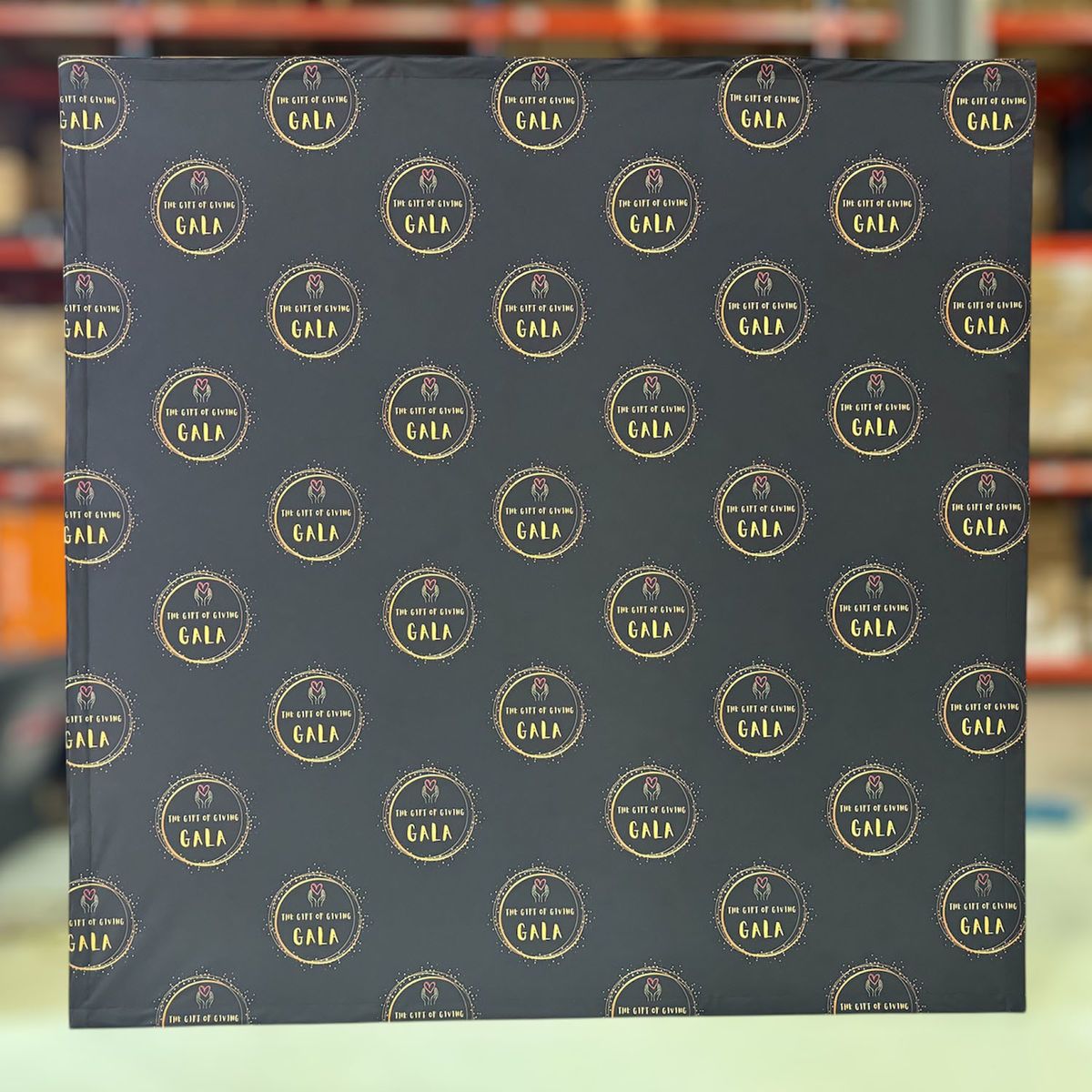 7.5' Straight Wall Full Height Tension Fabric Pop-up Display Kit, NO SETUP CHARGE