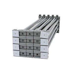 10' Wide Straight Wall Popup Display Hardware Only, Frame and Carry Case. Graphics are not included.