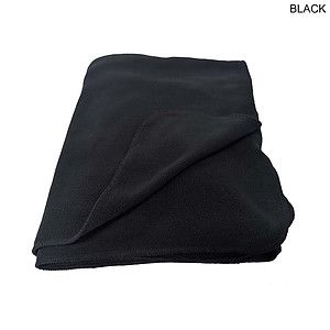 Black Blanket, Size 50x60, Ultra Soft and Smooth Microfleece Fabric, Blank Only