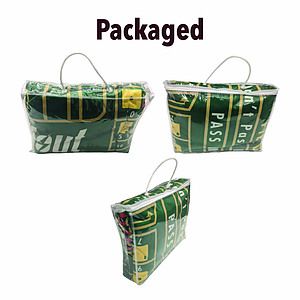 Rectangle Clear PVC Packaging Bag For Sherpa Blanket 50x60