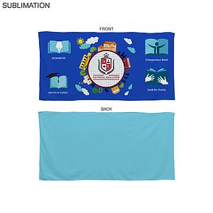 Colored Microfiber DriLite Terry Beach Towel, 30x60, Sublimated in Any PMS color Edge to Edge 2 side