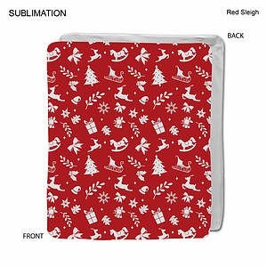 Stock Design Festive, Holiday Ultra Soft and Smooth Microfleece blanket, 50x60, Sublimated