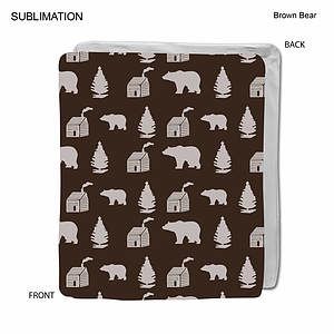 Stock Design Festive, Holiday Ultra Soft and Smooth Microfleece blanket, 50x60, Sublimated
