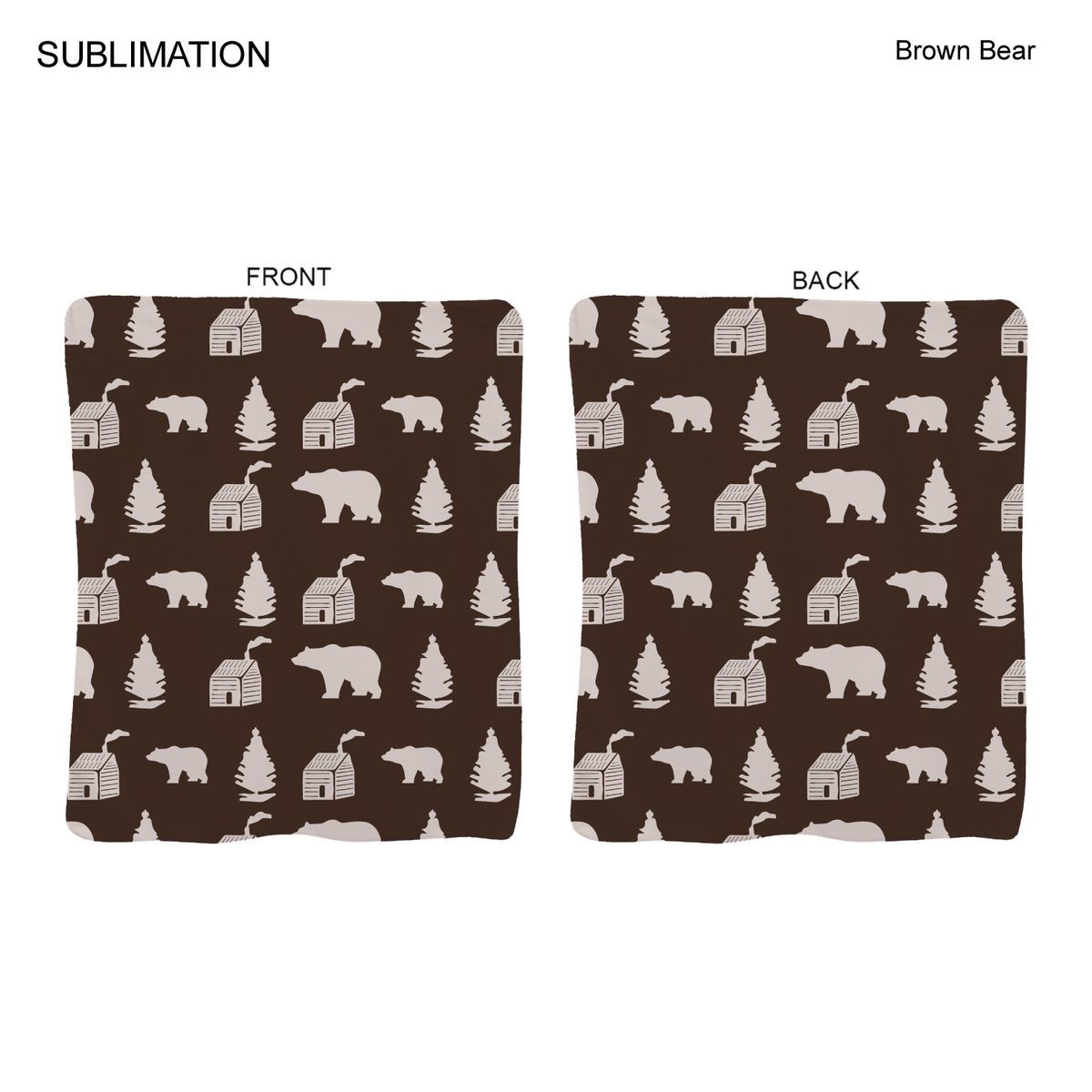 Stock Design Festive, Holiday Ultra Soft and Smooth Microfleece blanket, 50x60, Sublimated 2 sides