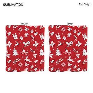 Stock Design Festive, Holiday Ultra Soft and Smooth Microfleece blanket, 50x60, Sublimated 2 sides