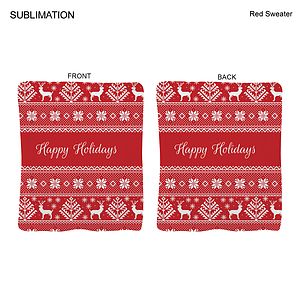 Stock Design Festive, Holiday Ultra Soft and Smooth Microfleece blanket, 50x60, Sublimated 2 sides