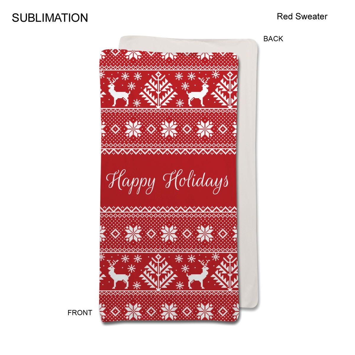 Stock Design Festive, Holiday Ultra Soft and Smooth Microfleece blanket, 30x60, Sublimated