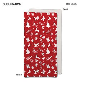 Stock Design Festive, Holiday Ultra Soft and Smooth Microfleece blanket, 30x60, Sublimated