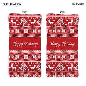 Stock Design Festive, Holiday Ultra Soft and Smooth Microfleece blanket, 30x60, Sublimated 2 sides