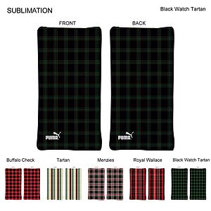 Stock Plaid Design Ultra Soft and Smooth Microfleece blanket, 30x60, Sublimated 2 sides