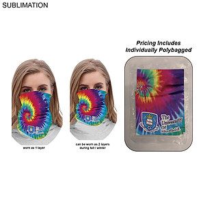 Individually Polybagged Sublimated BEST VALUE lightweight Seamless Neck Gaiter