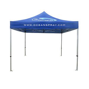 10' Premium Sublimated Tent Kit, Includes Premium 40mm Aluminum Frame, Canopy, Case, Grass Stake Kit