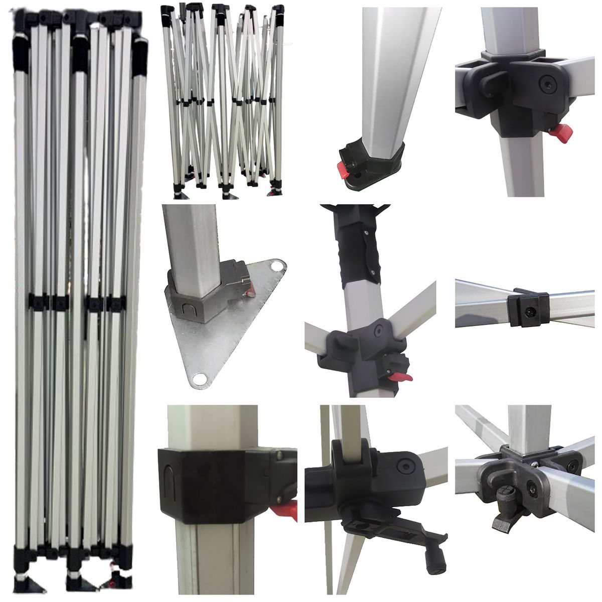 48 Hr Quick Ship - 20' Premium Sublimated Tent Kit, Includes Premium 40mm Aluminum Frame