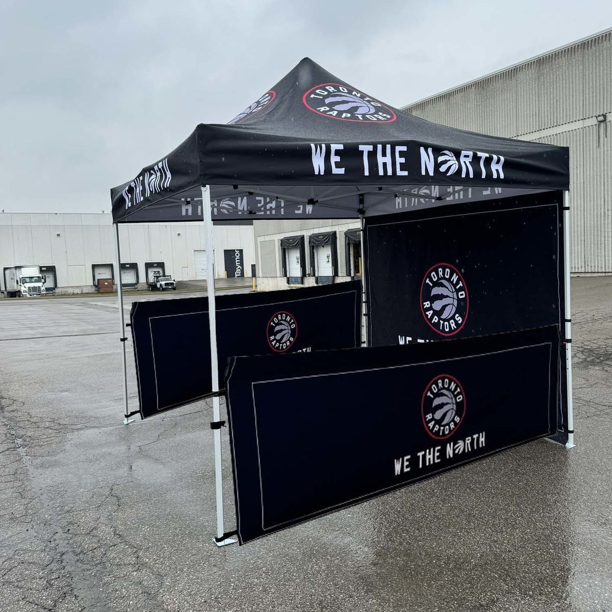48 Hr Quick Ship - Half Side Wall for 10x10 Tent Kit, Sublimated, Double Sided Print