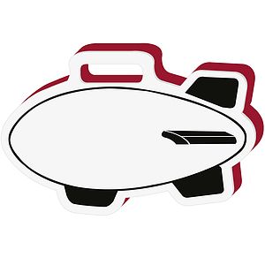 Dirigible Airship Sandwich Cushion