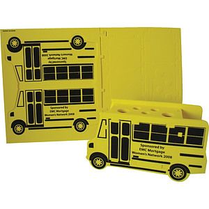 School Bus Puzzle Organizer