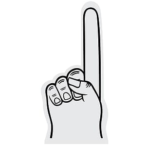 18" Foam Hand