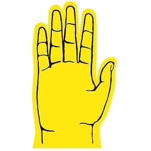 5 Finger Foam hand