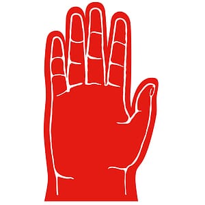 5 Finger Foam hand