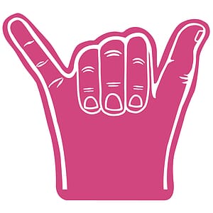 Foam Hang Ten Surfing Hand