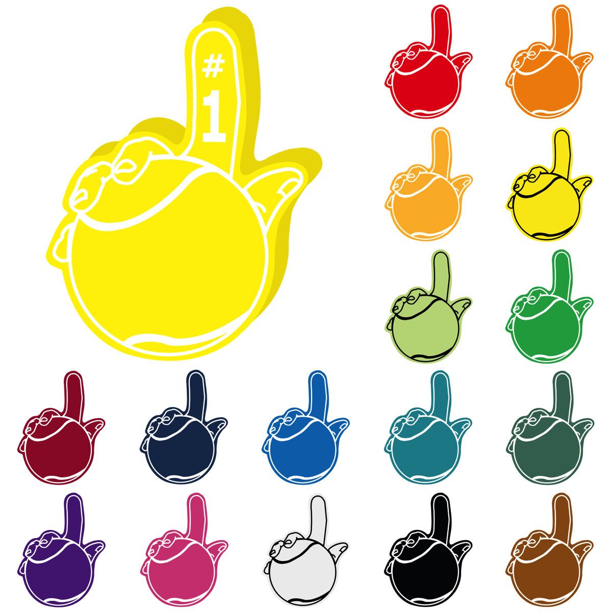 Large Tennis Ball Hand
