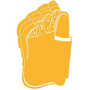 Foam Hockey Glove Hand