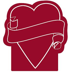 Foam Heart Mitt