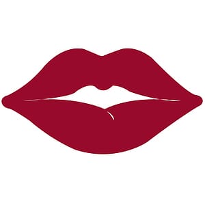 Foam Lips Cheering Mitt