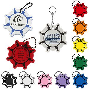Ships Wheel Key Tag